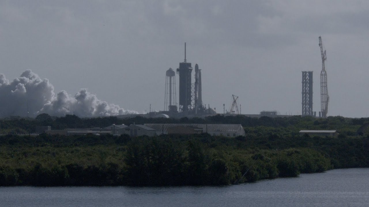 Replay: SpaceX conducts test firing of Falcon 9 rocket - YouTube