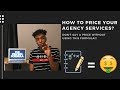 How To Price Your Marketing Agency Services [SMMA]