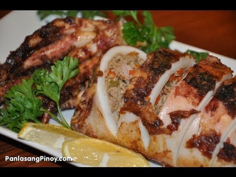 Video: Festive Squid Roll Na May Sarsa Ng Salmon