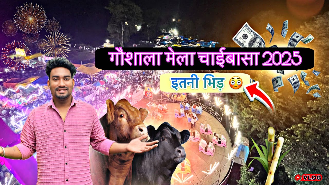 Gaushala Mela सारा जुला फ्री 🤩👍 CHAIBASA #chaibasavlog 