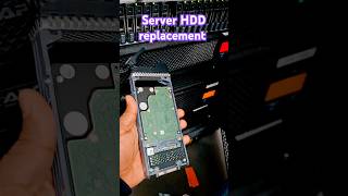 Server Hard Drive replacement Data center room #shorts
