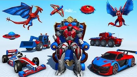 Optimus Prime Multiple Transformation Jet Robot Car Game 2020 - Android Gameplay