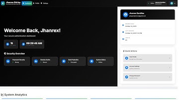 Complete PHP Authentication System Tutorial - Jhanrex Shirley Security Project