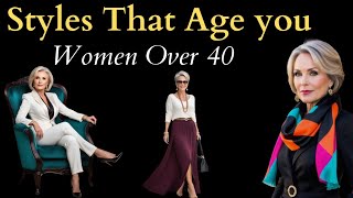 Style Mistakes that Age You  How Not To Look Frumpy Over 40