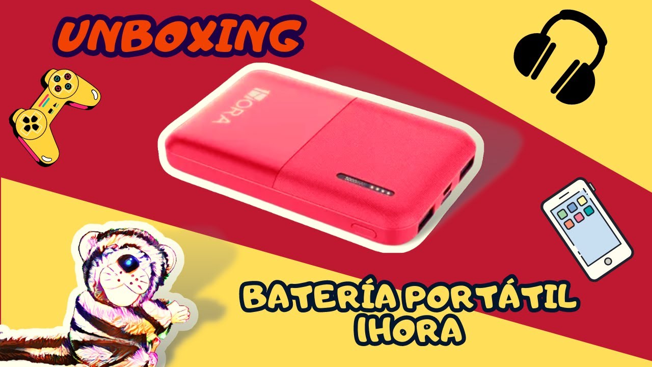 Batería Portátil Power Bank 10000mAh 1 Hora GAR130