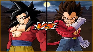 Dragon Ball Z Budokai Tenkaichi 3 - SSJ4 Goku VS SSJ4 Vegeta [Request Match]