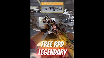 Next FREE Legendary RPD Road Mongrel #codmobile #codm #callofdutymobile