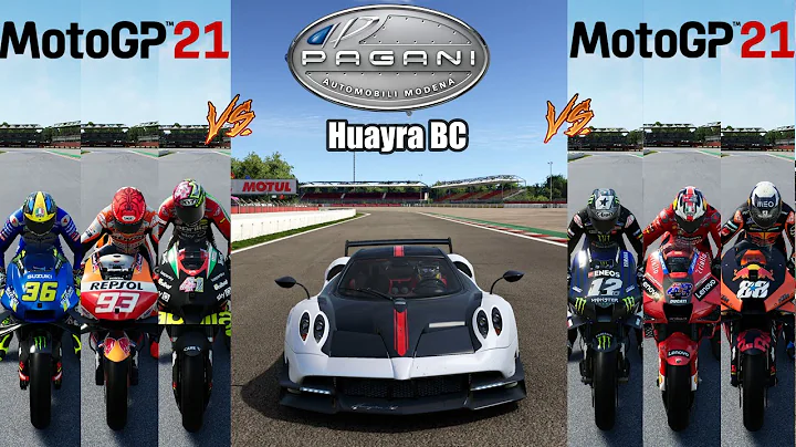 2016 Pagani Huayra BC Vs MotoGP 21 GP Bikes || Super Car Vs Sports Bike || Huayra BC VS MotoGP |4K |