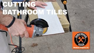 Cutting Bathroom Tiles with an Angle Grinder (Quick Tips)  by Home Repair Tutor