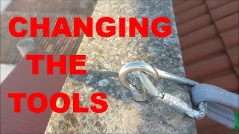 No more improvisations - Rope access