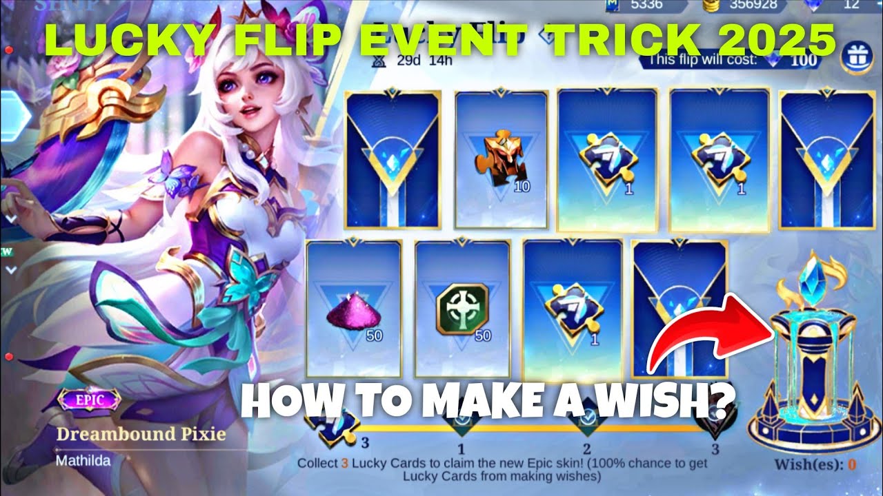 Lucky Flip Pattern Mathilda TRICK MATHILDA LUCKY FLIP EVENT 2025 MLBB | MOBILE LEGENDS BANG BANG ...