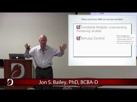 Jon S. Bailey, PhD, BCBA-D | Dealing with Difficult People