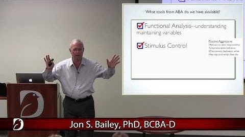 Jon S. Bailey, PhD, BCBA-D | Dealing with Difficult People