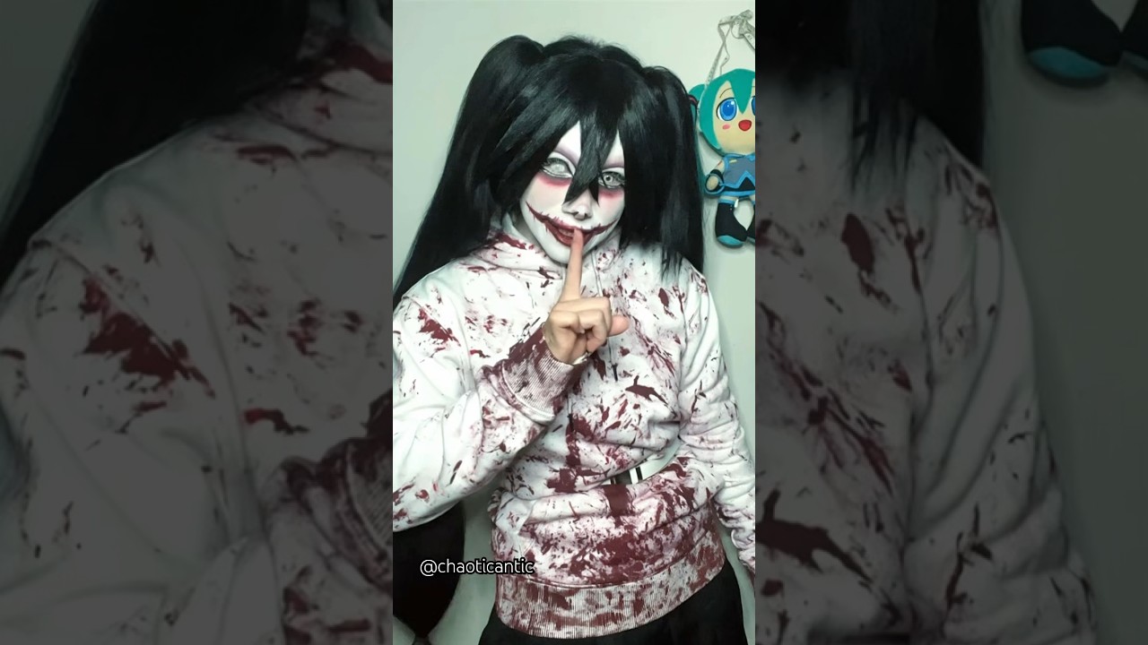 Miku the Kill3r ✨ #cosplay #makeup #hatsunemiku #mikuhatsune #creepypasta #vocaloid #miku