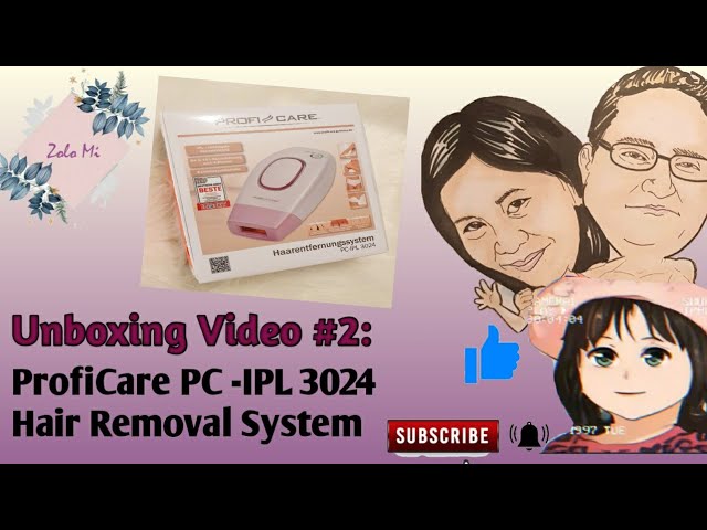 Light Hair 3024 Removal #2: YouTube Pulse PC-IPL ProfiCare System - Unboxing