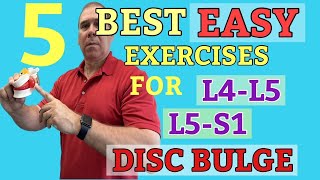 5 Best EASY exercises for L4L5,  L5S1 Disc Bulge,  Dr. Frank Altenrath | Chiropractor In Cresskill
