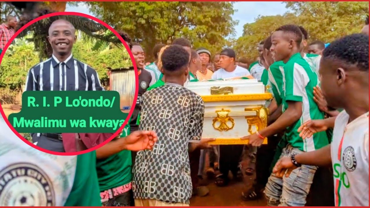 VIJANA WAIMBA NYIMBO ZA AJABU KWENYE MAZISHI YA MAREHEMU MWALIMU LUUNDO NA KUSHANGAZA WENGI 😭😭