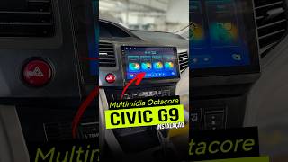 Multimídia Honda Civic G9 ☑️ Versão Octacore #honda #civic #shorts