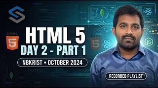 MERN Full Stack Daily HTML 5 Day 2 Part 1
