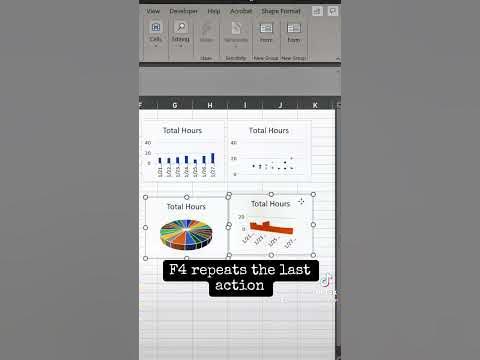 Excel tip to align charts - YouTube