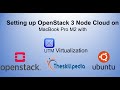 Setting up openstack on mac m2 chipset with utm based virtual machines