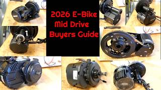 2026 E-bike Mid Drive Motor Buying Guide: Bafang - CYC - Tongsheng - Toseven