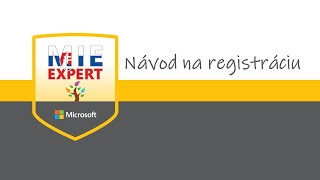 Ako sa zaregistrovať do programu MIE Expert 2020/2021