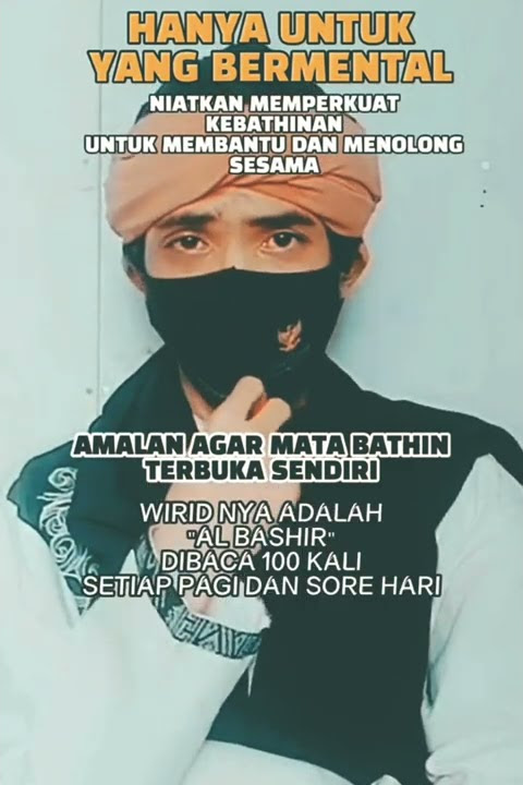 PENAKUT JANGAN COBA COBA!!!!!! amalan pembuka mata batin ||cara membuka mata batin#shorts