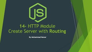 Learn Node.js in Arabic 2022 #018 Create Server with Routing