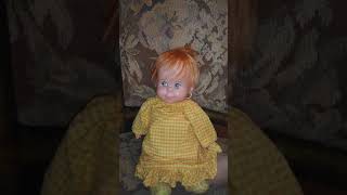 Rare 1965 Mattel Baby Colleen pull string talking doll
