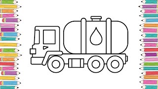 Cool Water Tanker Coloring Pages to Fuel Your Imagination!