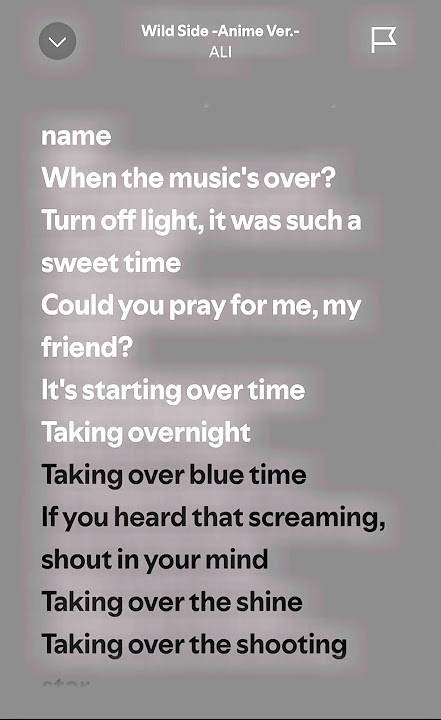 Wildside #spotifylyrics #anime #beastars
