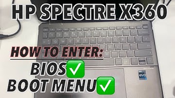 HP Spectre X360 14-ef0500na - How To Enter Bios (UEFI) & Boot Menu Options