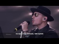 Linkin Park Performs "One More Light" russian subtitles