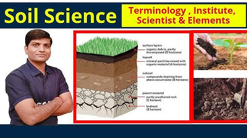 Soil Science Terminology, Soil Research Institute , Elements In Soil