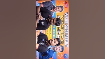 WBJEE 2025 Rank 714 Marks 117.1667 Rahul Offline Batch Student from Kakdwip | WBJEE 2025 Exam Result