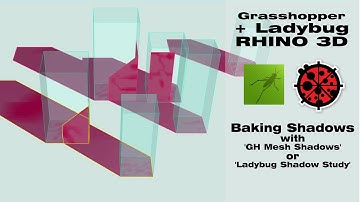 Baking shadows with GH and Ladybug | Rhino3D Grasshopper Tutorial 10
