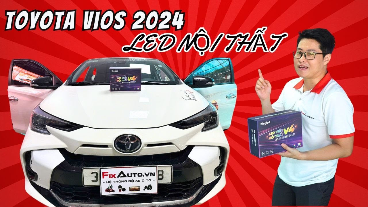 Độ Led Nội Thất Ambient Light V4 Cho Xe Toyota Vios | FixAuto