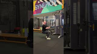 MYSYNERGYCOACH: Standing Duel Cable Row in Isometric Squat Position