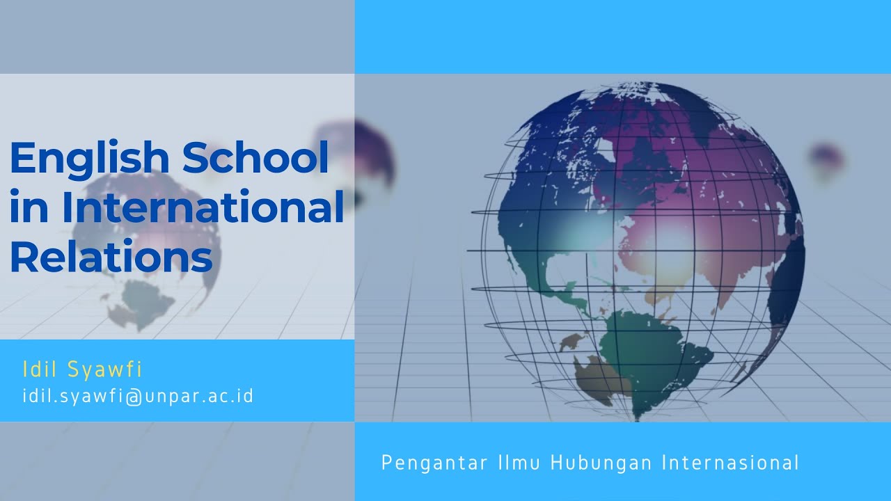 English School in International Relations - YouTube