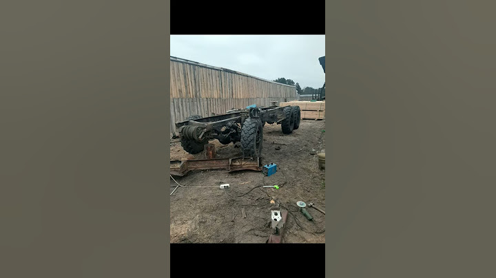 зил 131 с камазовским v6,часть 2