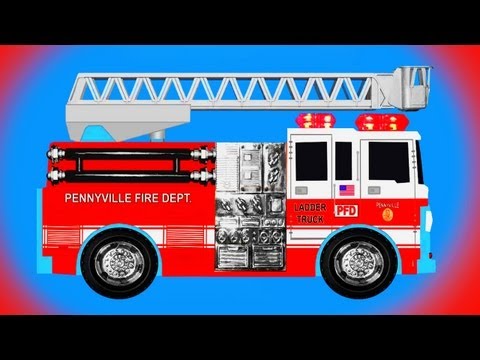 Learn Numbers Fire Truck #3 - Number Counting Firetruck for Kids (HD)