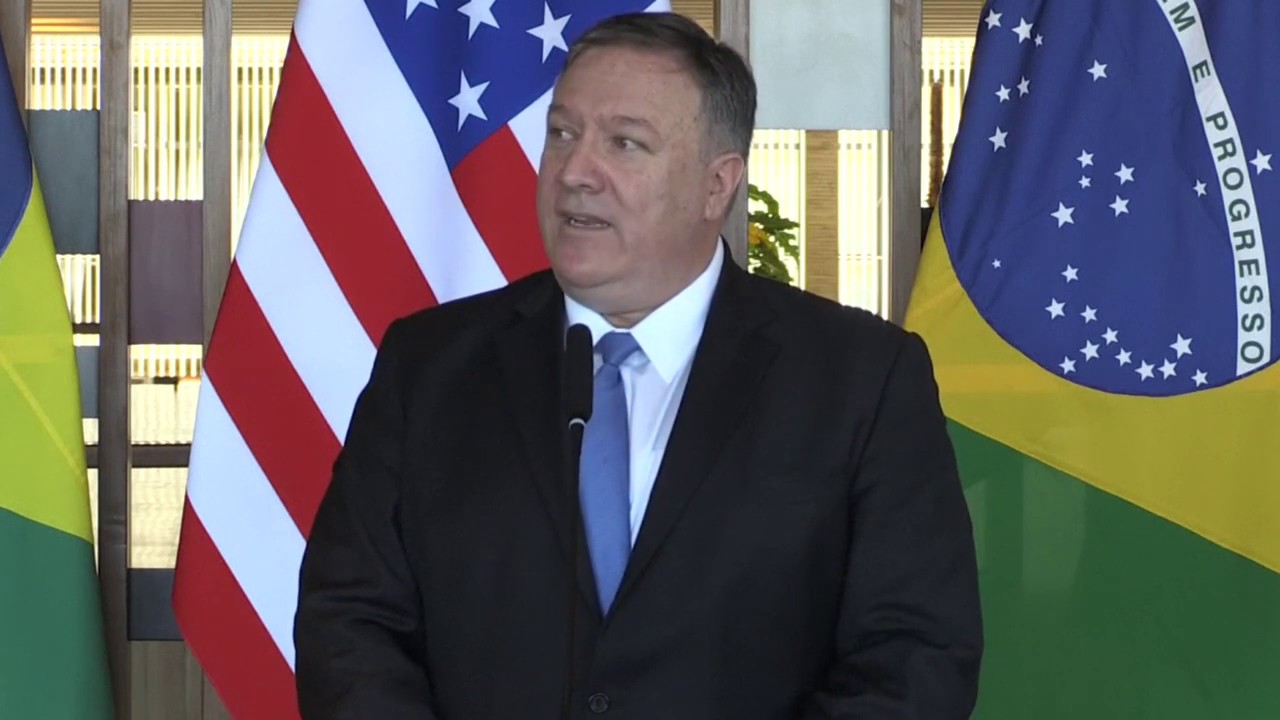 Mike Pompeo demands answers on US citizen held in Russia newspaper mockup