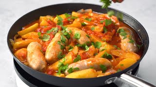 картинка: СОСИСКИ придут на помощь! 4 Вкусных блюда в одной сковороде за полчаса! Рецепты от Всегда Вкусно!