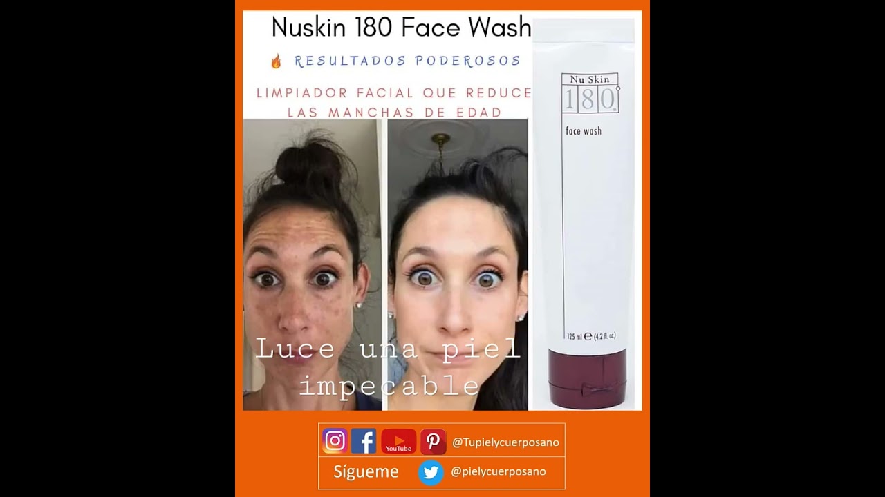 Luce una piel impecable con Nuskin 180 Face Wash