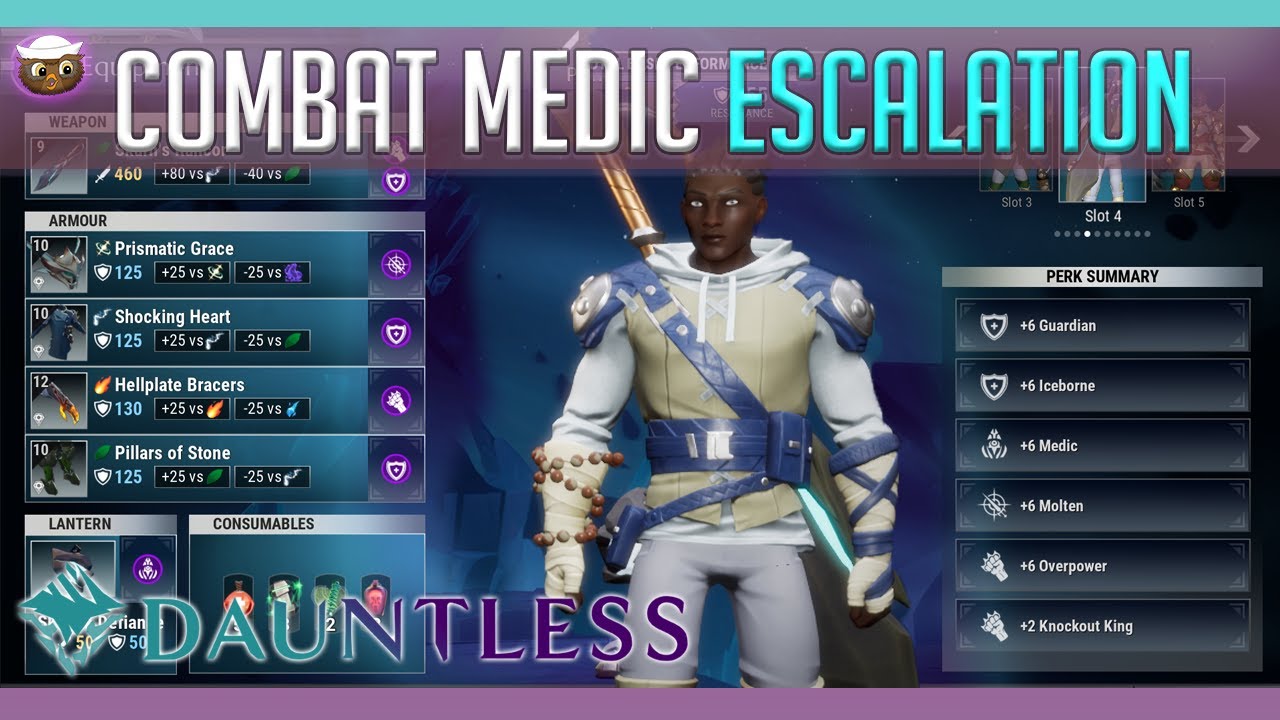 Dauntless Escalation Combat Medic Sword Build