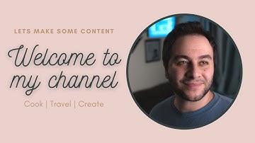 Welcome to My Youtube Channel Intro Video