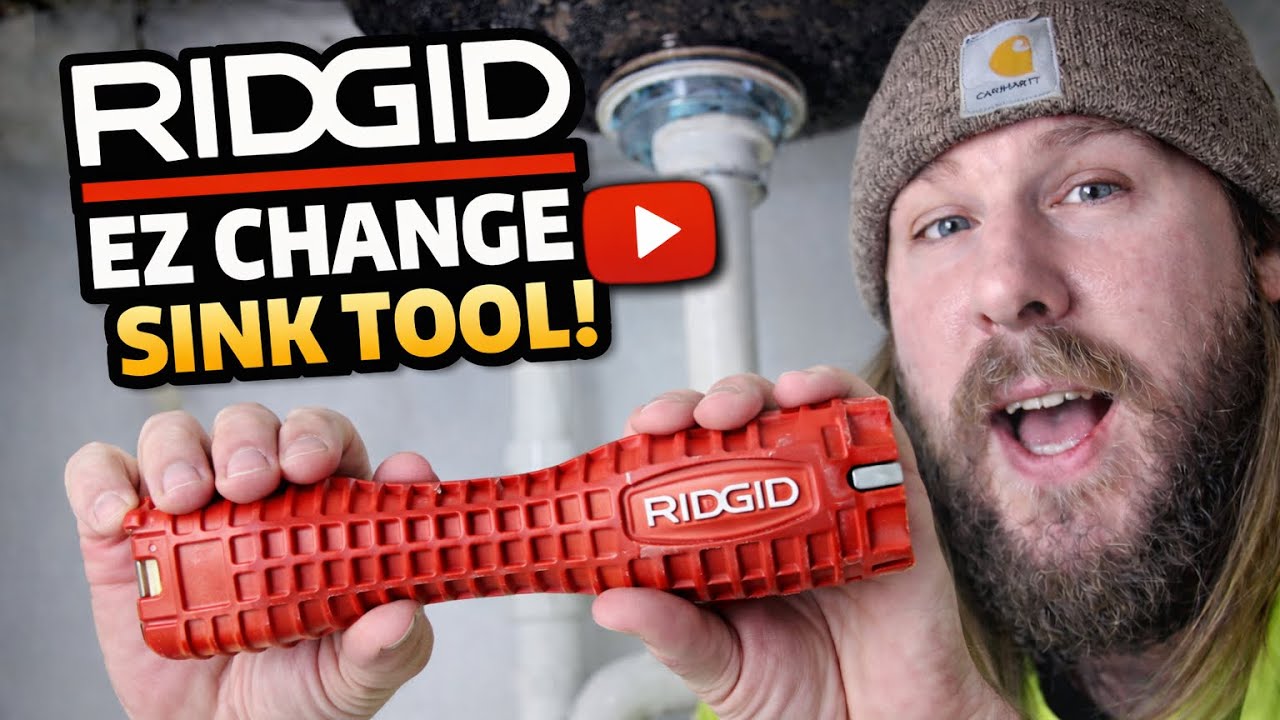Plumbing Made Easy! RIDGID EZ Change Sink/Faucet tool review, & Demo