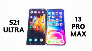 iPhone 13 Pro Max Vs Samsung S21 Ultra - Speed Test 2024