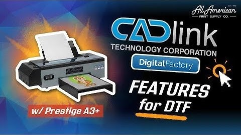 Cadlink Digital Factory v10 Direct To Film Edition